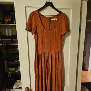 Christy Dawn Scarlet dress in rust - M